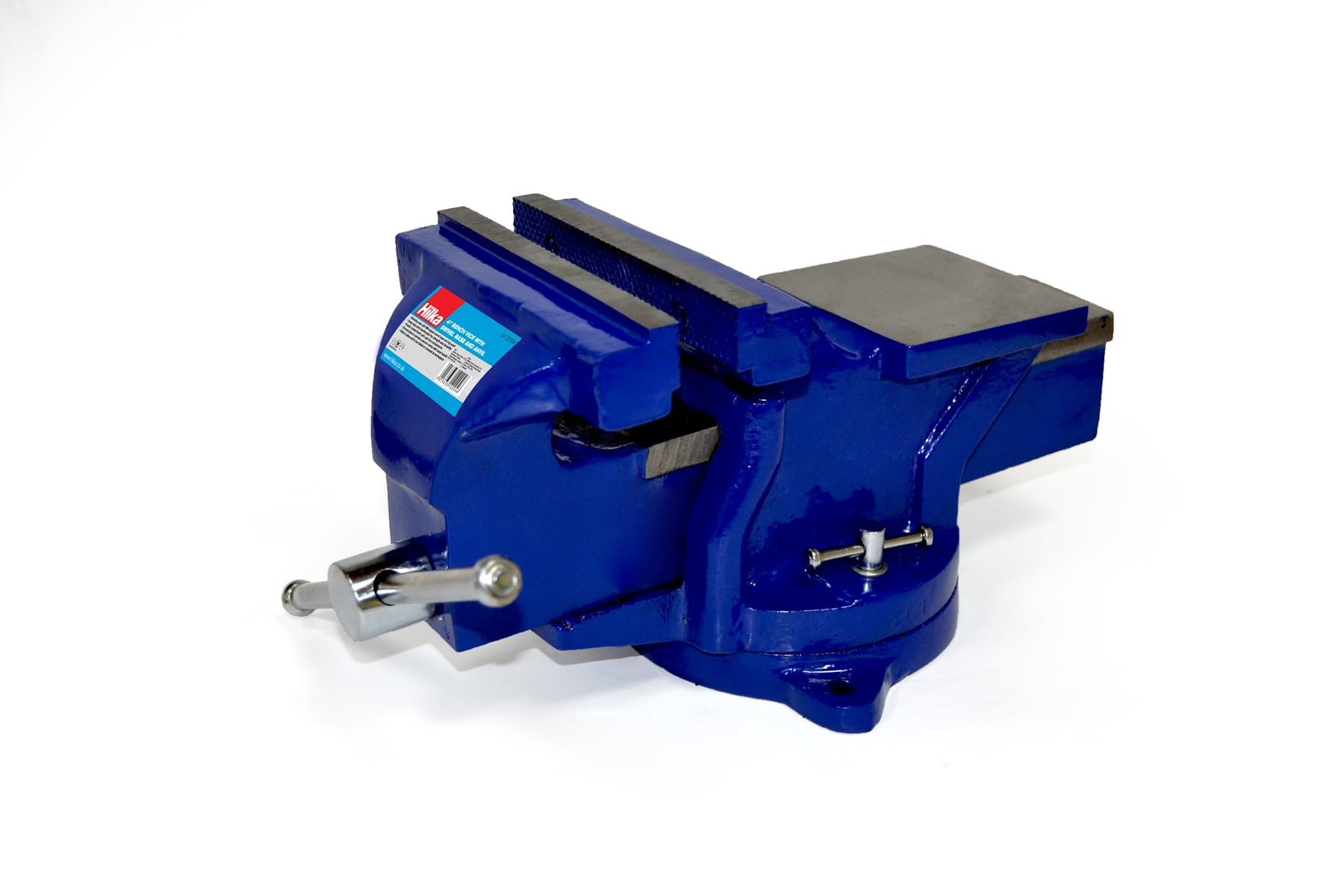 Hilka 54122004 4" Bench Vice with Swivel Base and Anvil
