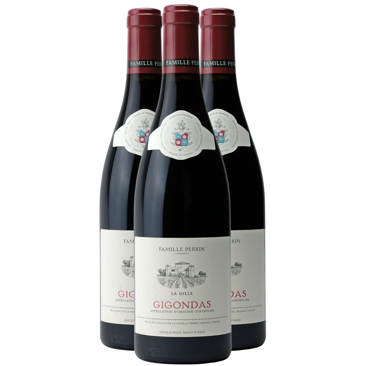 Gigondas La Gille - Rouge 2023 - Famille Perrin - Vin Rouge de la Vallée du Rhône (3x75cl)