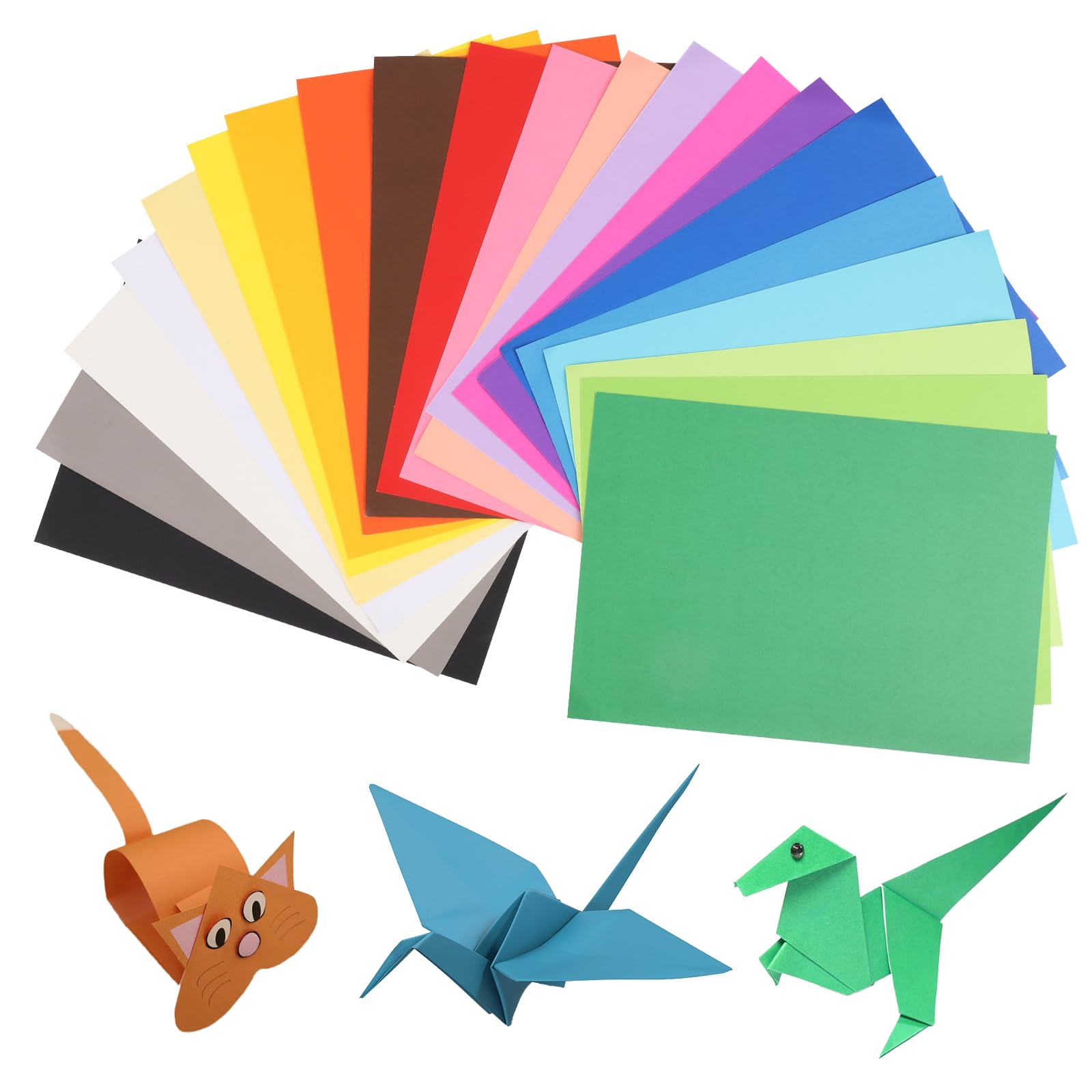 Coloured Card - A4 Cardstock 110 Sheets Pack, 230gsm Crafting Paper