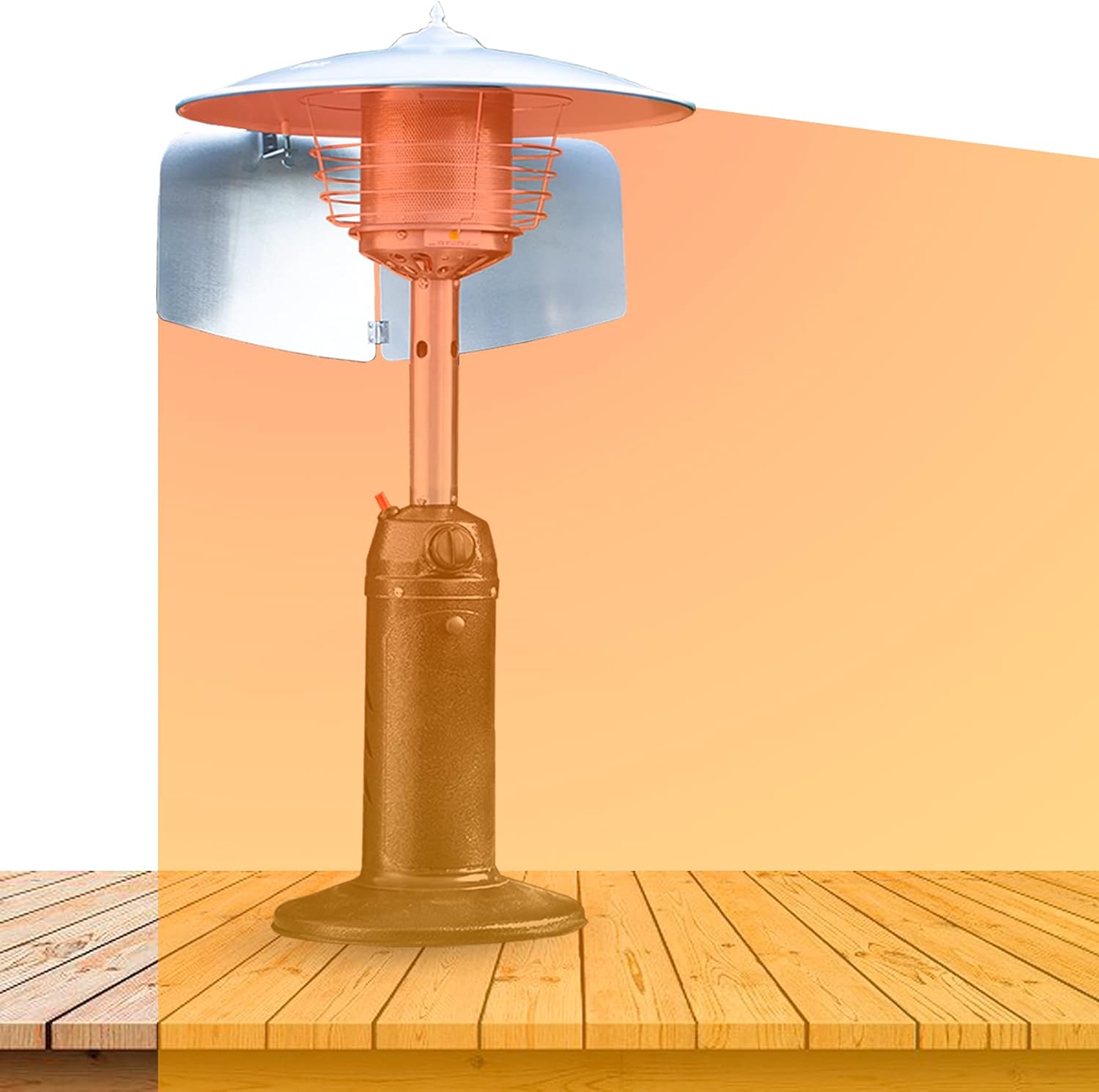 Buy WARMER PATIO HEAT REFLECTOR FOR TABLE TOP HEATERS The Market's