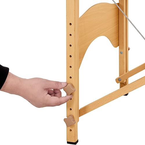 Miniatura 9 de Artechworks Mesa de masaje, cama de masaje portátil de 3 secciones para extensiones de pestañas, mesa de tatuaje de belleza, ajustable, color negro