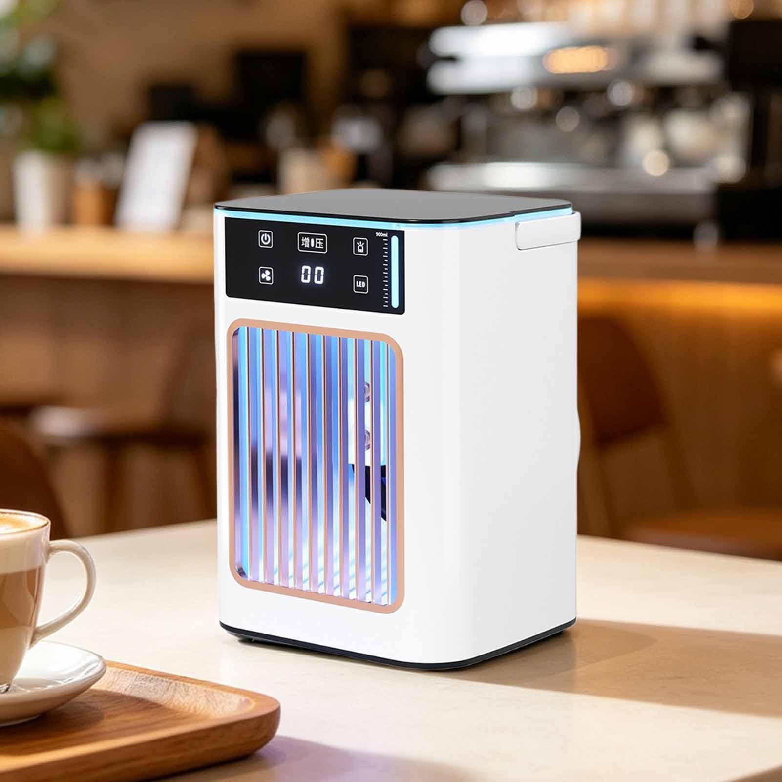 Ventilador Personal Portátil 3-Velocidades | Ventiladores Enfriadores Que Soplan Aire Frío Para Verano Interior Hogar Oficina Dormitorio Escritorio Residencia Viaje