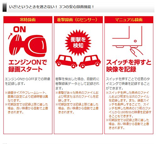 Amazon | コムテックZDR-015(前後2カメラ)ドライブレコーダー+駐車監視