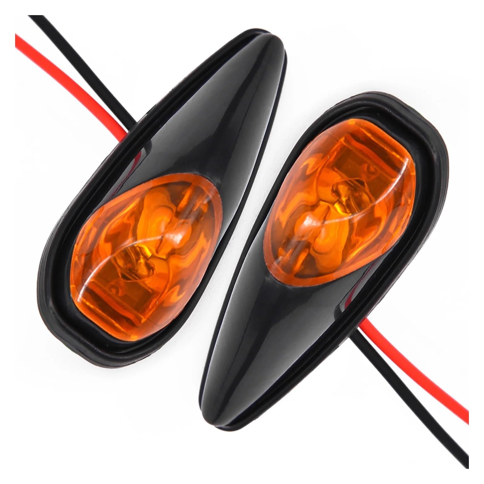 Mini Luces De Posición Laterales Luces De Señal De Giro 1 Juego Indicador De Ahorro De Energía 12 V 2 Piezas Luces Brillantes Y Útiles Motocicletas. Luces traseras