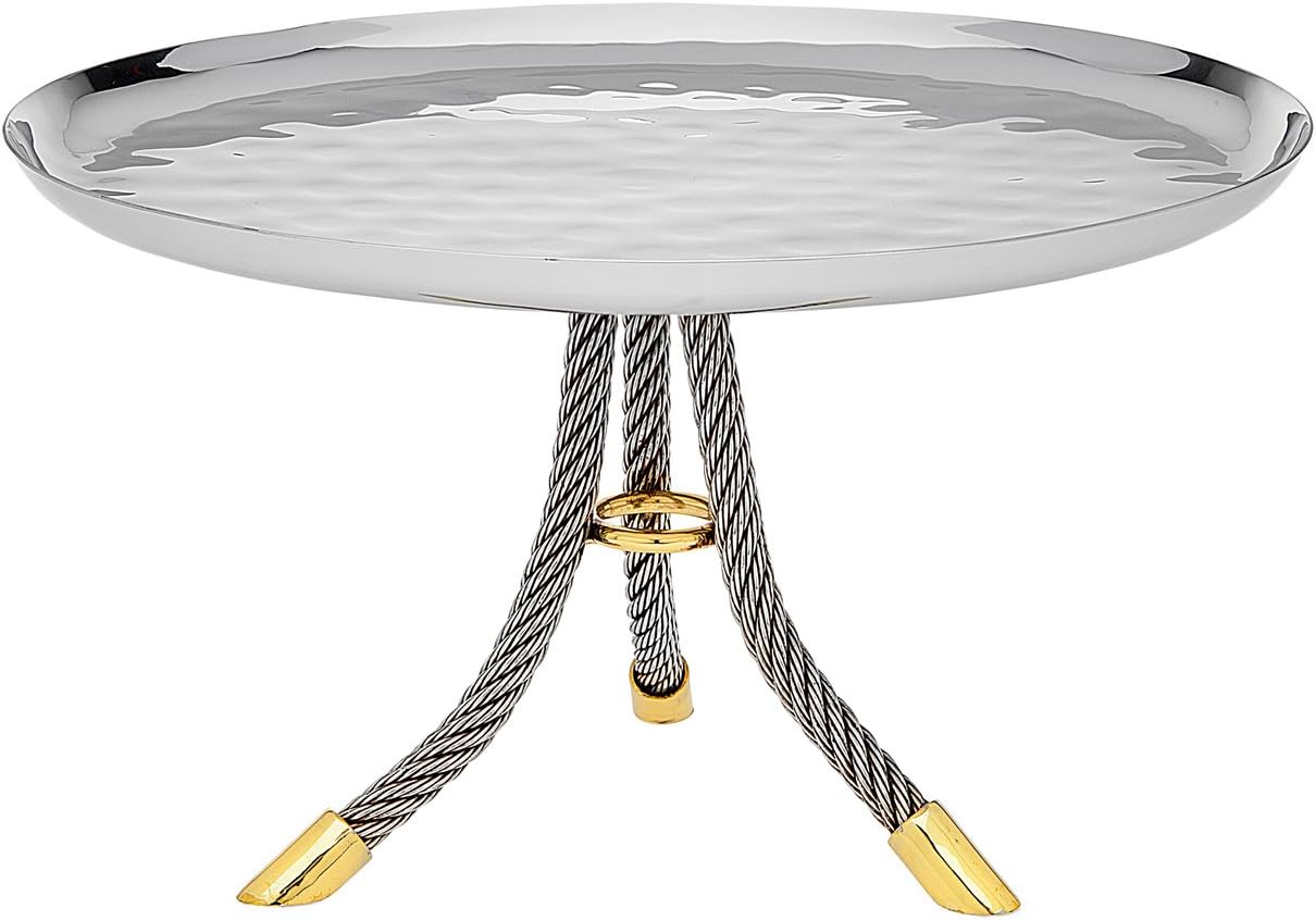 Godinger Silver Art Cable Cake Stand