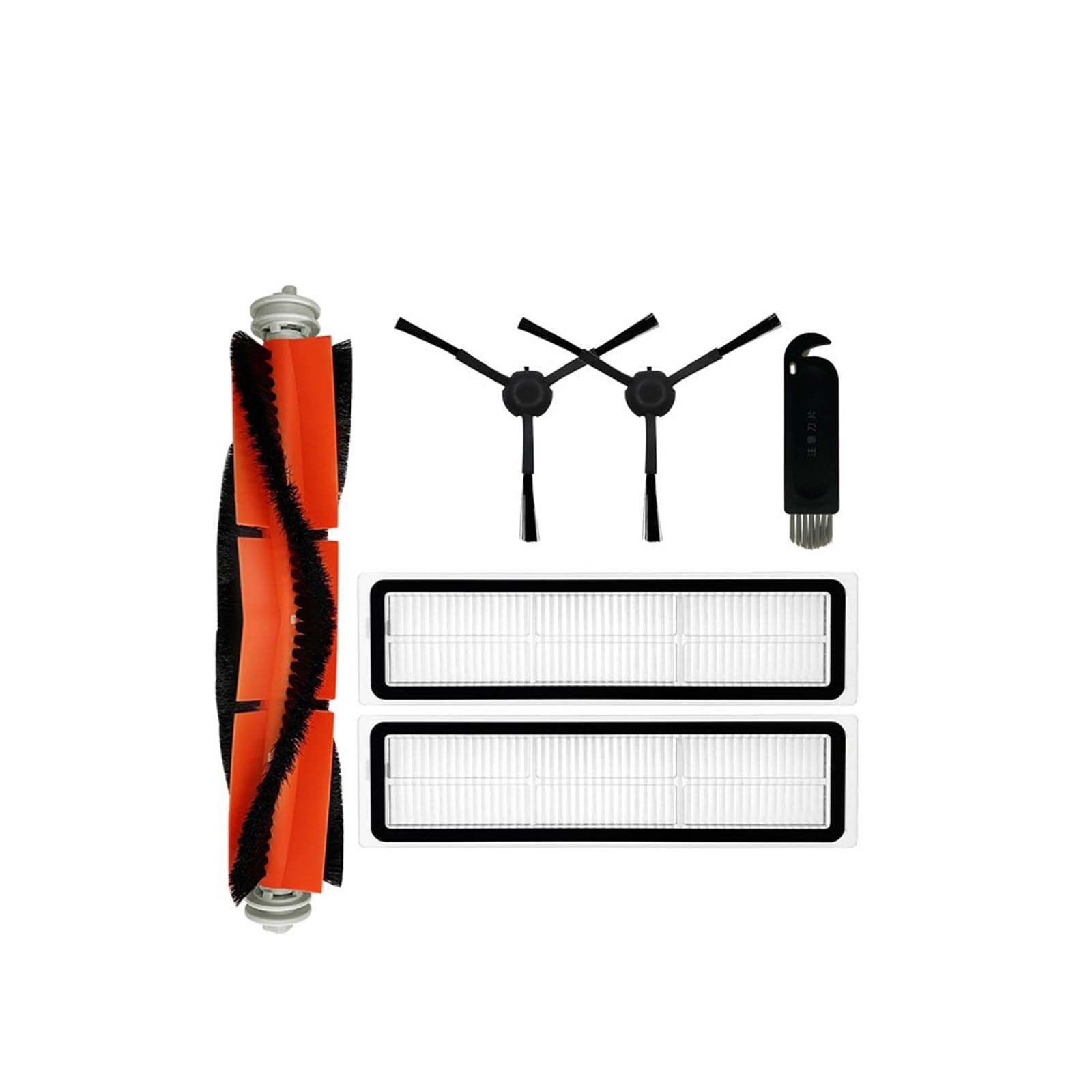 Boseam Set 4 Main Side Brush, Hepa Filter, Mop Cloth, Compatible For Mova L600 /Z500, Vacuum Cleaner Parts(Set 4)