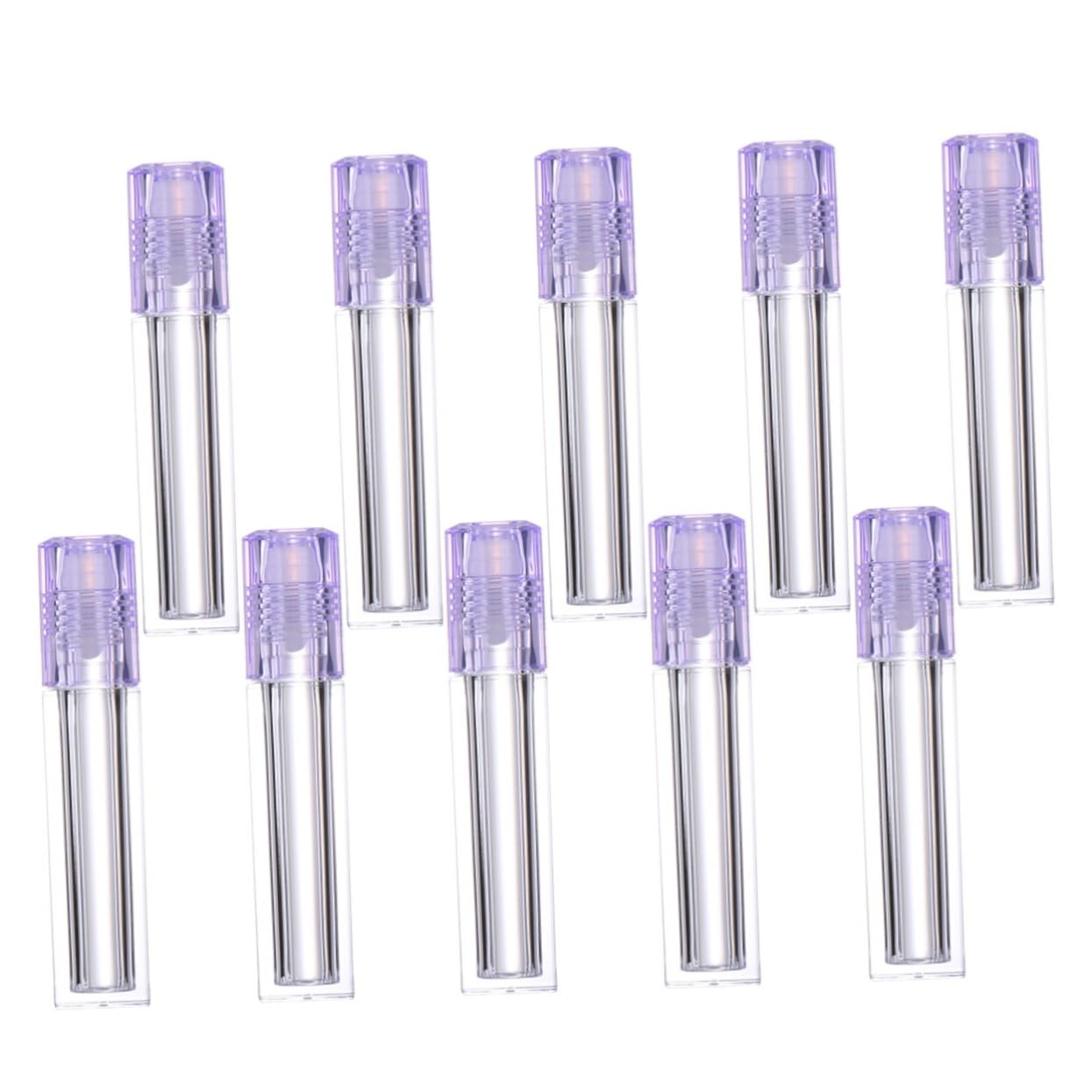 FRCOLOR 2juegos De Labial Hidratante Con Rodillo Refillable y Tapa Tonalidad Botellas De Labial Para Hidratación y Cuidado Labios