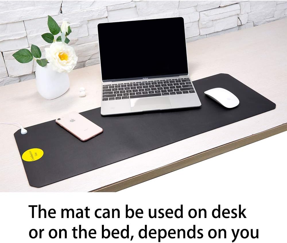 LandKissing®Universal Grounding Mat Kit with 2 Grounding Bracelets and 2 Straight Cord - Reduce Inflammation, Improve Sleep and Anxiety, Potential EMF and ESD Protection