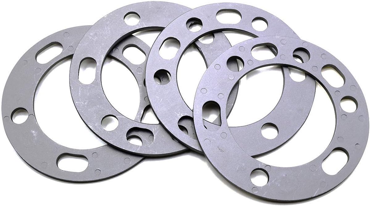 1/4 inch 5x5.5 and 6x5.5 Wheel Spacers Compatible with Chevy Silverado Tahoe Avalanche GMC Yukon Suburban Dodge Ram 1500, Pack of 4