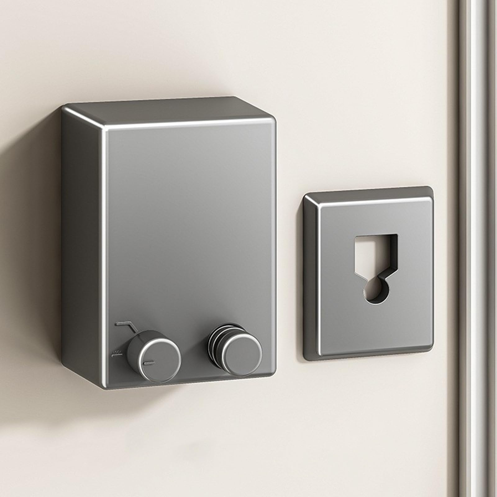 Retractable Clothesline Invisible Clothesline Indoor Retractable for Bathroom, Hotel(Grigio.)