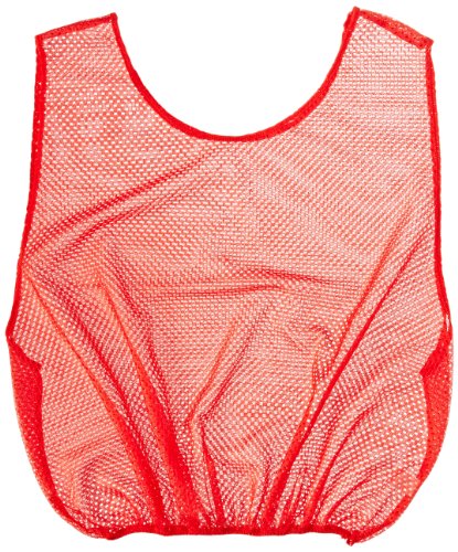 Sportime Mesh Scrimmage Vest - Youth Size - Red