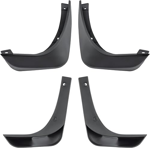 Miniatura 4 de BOXI Juego de 4 guardabarros laterales delanteros y traseros para Nissan March Micra K13 2010 2011 2012 2013 todo motor hatchback