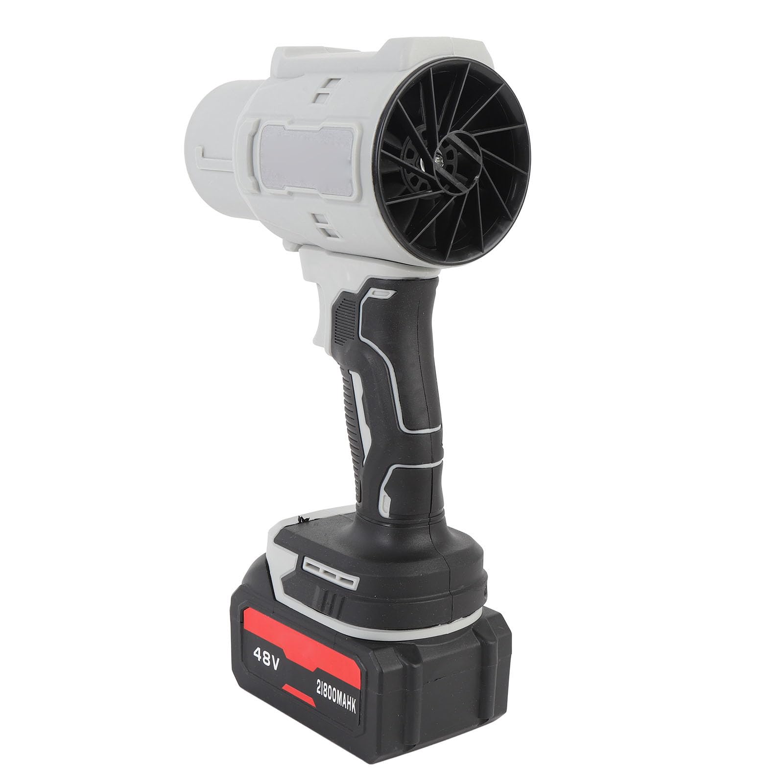Soffiatore per Foglie Senza Fili, 130.000 Giri/min, Mini Soffiatore Ad Aria Compressa, per Pulire la Tastiera, Asciugare L'auto e Rimuovere la, con 2 Batterie da 21.800 MAh (Spina europea)