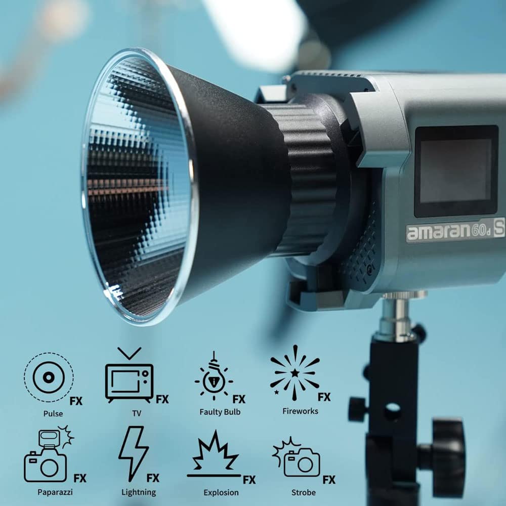 Apature Amaran 60d ケース付き Aputure Amaran 60d S LED Video Light 65 W Bowens Mount