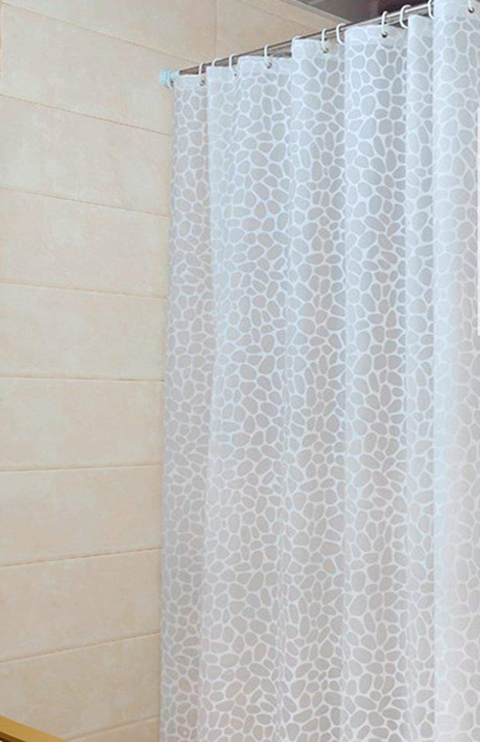 Sfoothome Peva Shower Curtain Waterproof, Bathroom Shower Curtain Liner 36inch*72inch White 2016-12-12-1-1