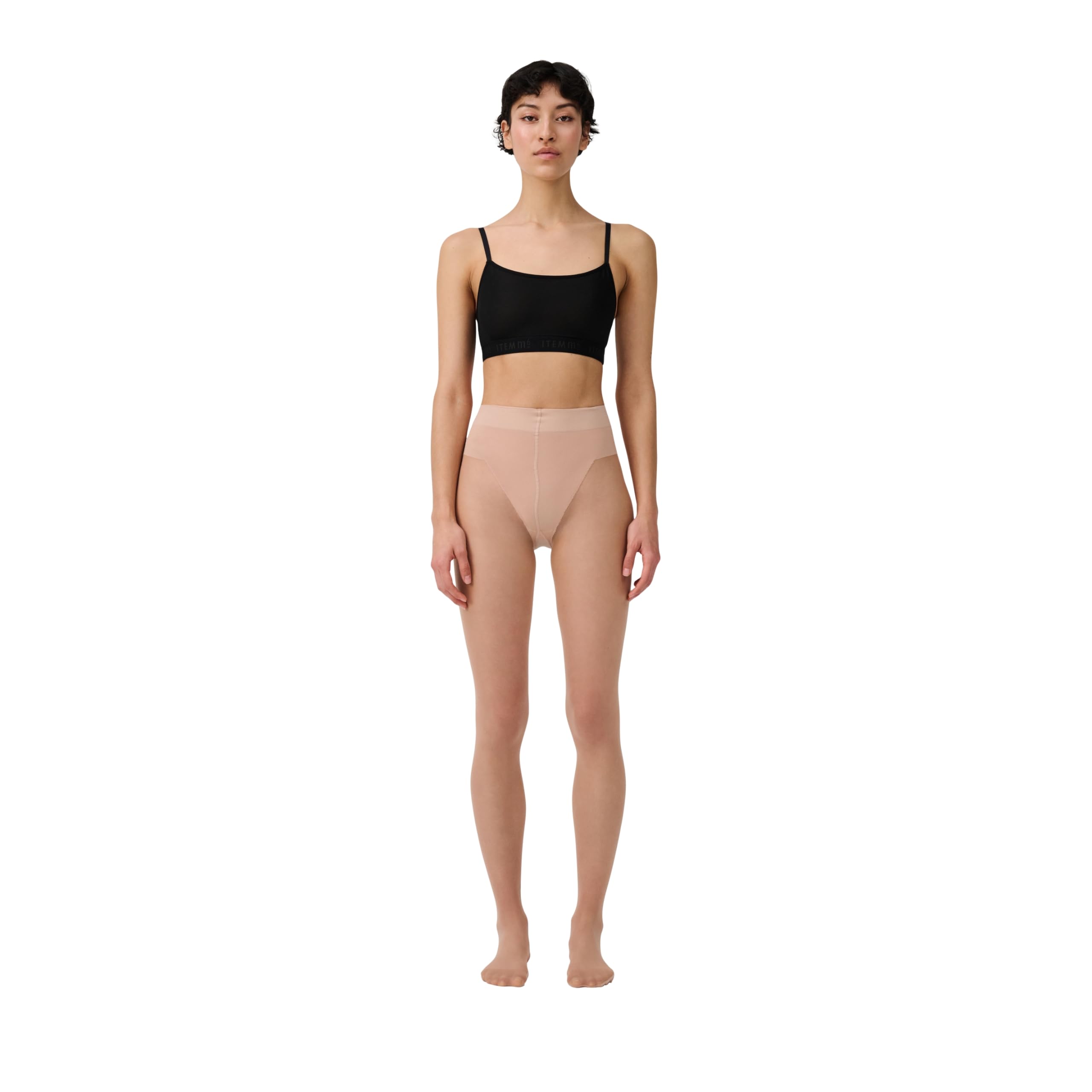 ITEM m6 Strumpfhosen Damen – Stützstrumpfhose Damen 15 DEN transparent – Kompressionsstrumpfhosen Shape Tights mit Push Up Effekt, Invisible Slip Panty, figurformend und formstabil