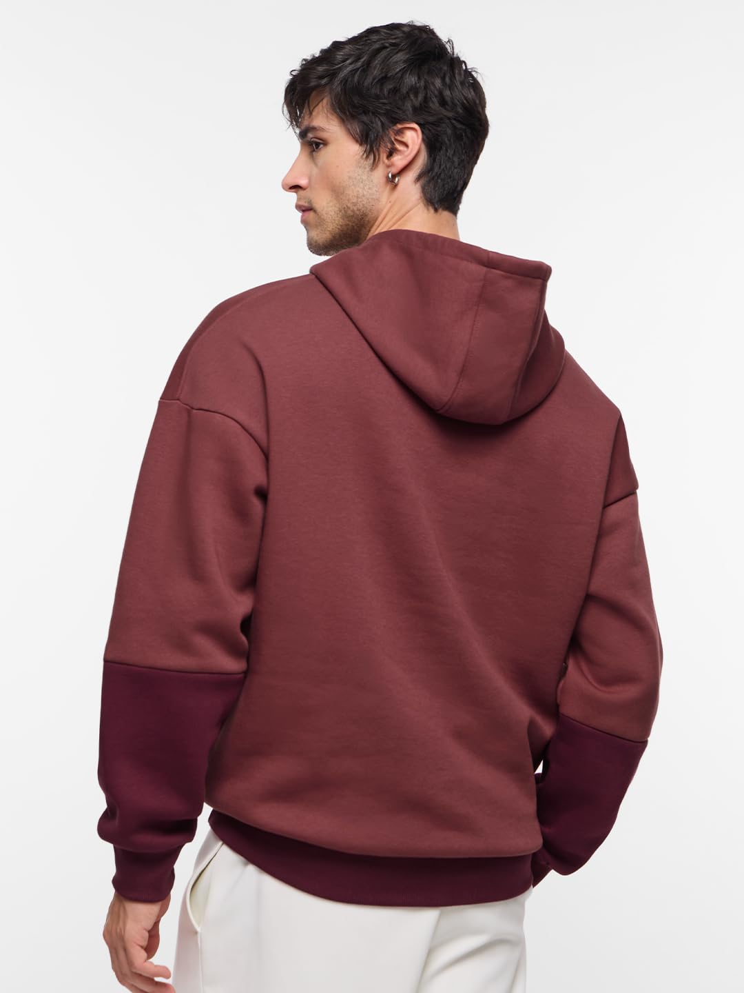 The Souled Store Colorblock męska i chłopięca bluza z kapturem, długi rękaw, mieszanka bawełny