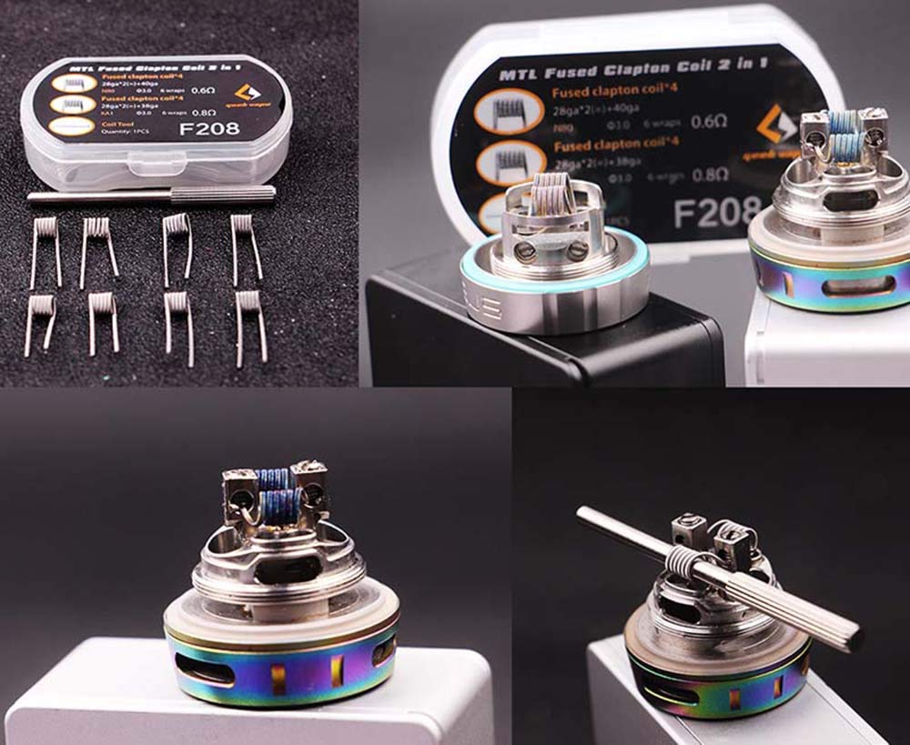 8PCS Geekvape MTL Fused Clapton Prebuilt Vape Coil : Amazon.fr: High-Tech
