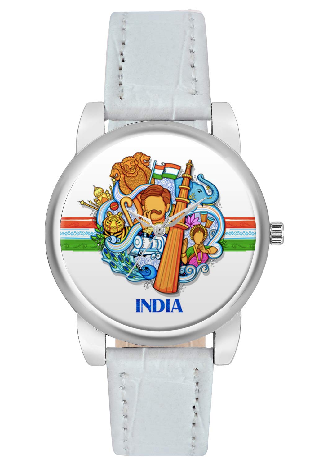 BIGOWL Independence Day Gift Wrist Watch for Women and Girls2009678303-RS3-S-WHT (B07GC1QMJV) Amazon Price History, Amazon Price Tracker