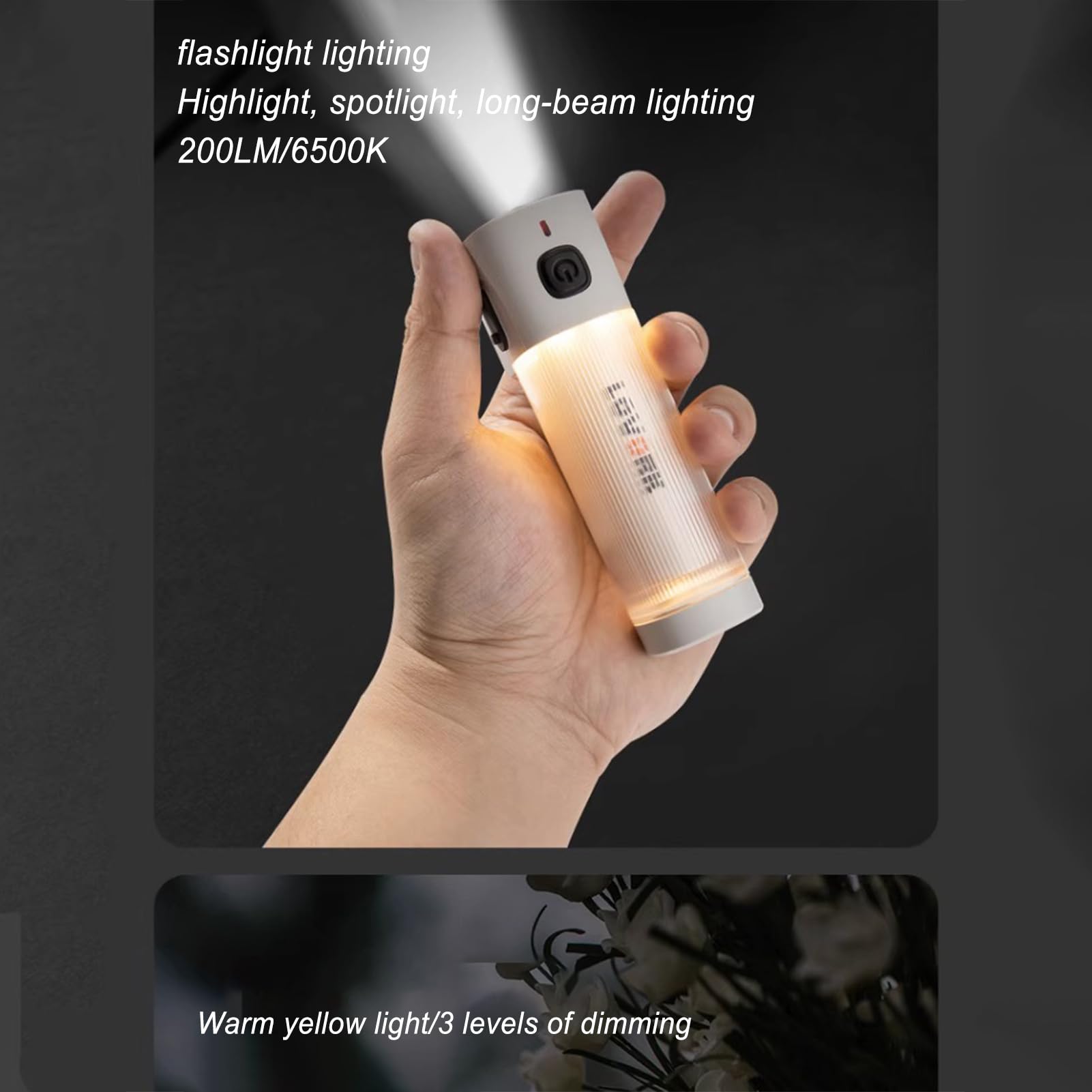 da Campeggio Lampada LED Magnetica Regolabile a 180° con 3 Colori 6 | Lampada Compatta per Escursionismo Per Viaggio Trekking Road Trip Arrampicata Campeggio Escursionismo