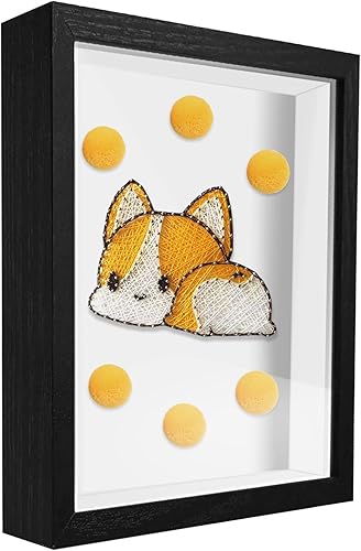 Miniatura 45 de Caja expositora de 8 x 8 pulgadas con calcomanías de letras, vitrina para recuerdos, artículos de bebé, recuerdos de boda, manualidades, boletos