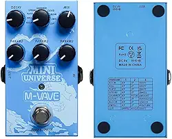 Pedal de guitarra de reverberação analógica Pedal de efeito de guitarra Mini Pedal Processador analógico puro-MINI-UNIVERSE