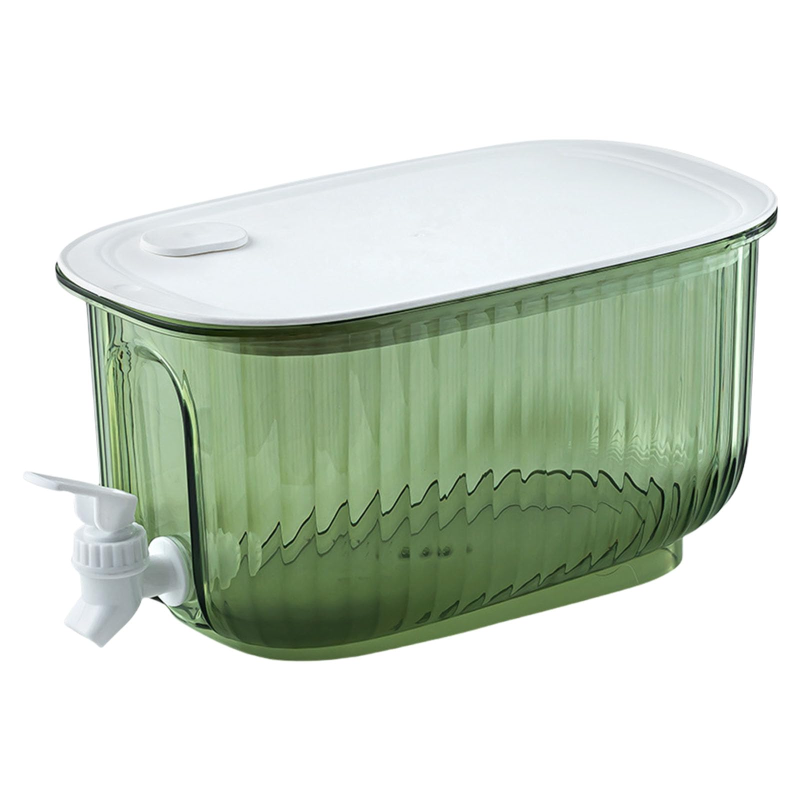Xjdzineq Drink Dispenser with Spigot Leak Proof Water Pitcher with Faucet Large Capacity Beverage Container for Refrigerator Leak Proof Container