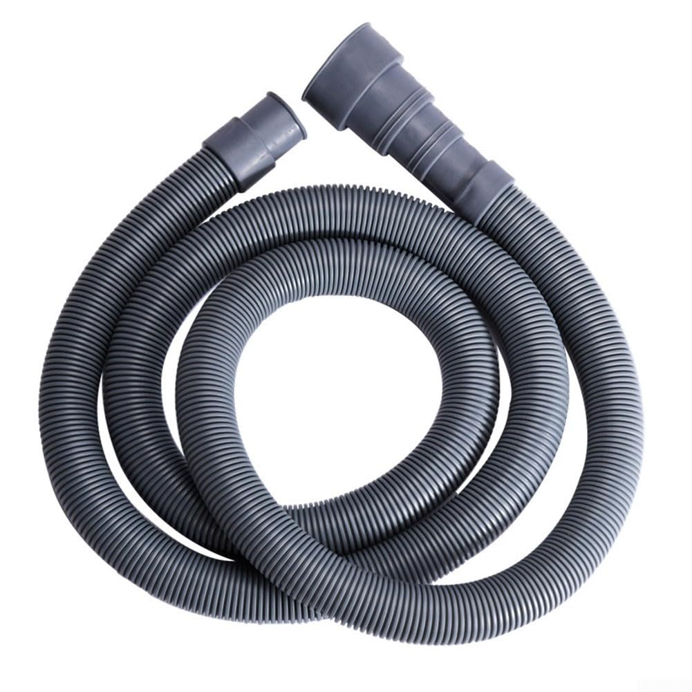 Tubo di scarico, Tubo di prolunga for tubo di scarico for lavatrice e lavastoviglie, materiale anti-invecchiamento, attrezzatura facile da posizionare(150CM)