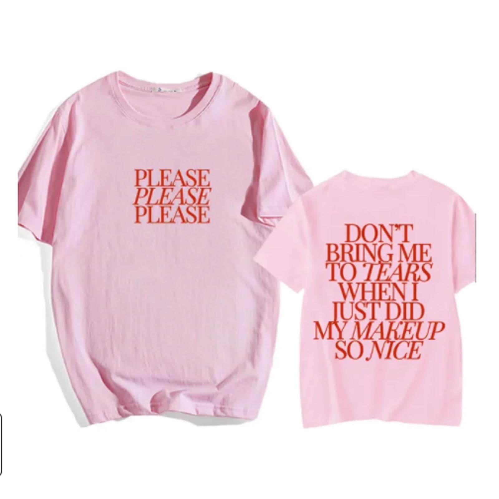 Sabrina Carpenter Short N' Sweet Tour Merch T-shirt 2D Fashion Printed Short Sleeve Casual Streetwear Hip Hop Vintage Tops Cosplay Costumes for Men and Women XXS-4XL