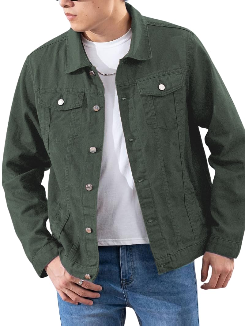 Men’S Denim Jacket || Classic Regular Fit Jeans Jacket For Men || Stylish Branded Jackets For Men (5266)-image-10