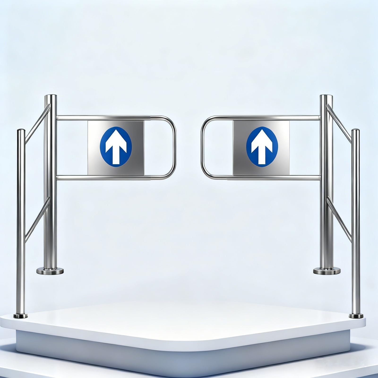 Aioneer Automatic Swing Gate With Safety Springs For Commercial Entrances-190cm/74.8in