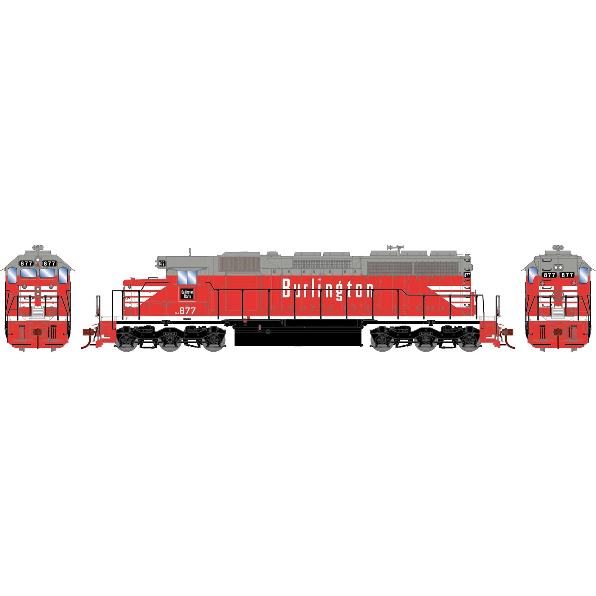 Athearn HO SD40 Colorado & Southern #877 ATH87233 HO Locomotives