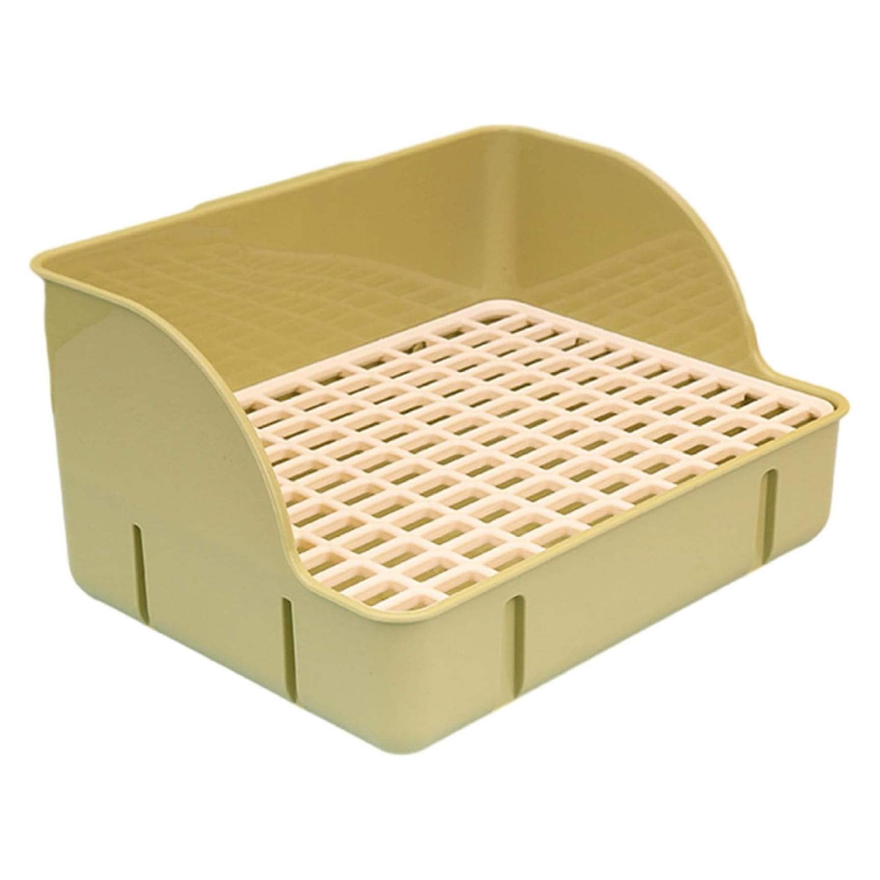 Caja de arena para conejos y bacinilla de esquina para cobayas