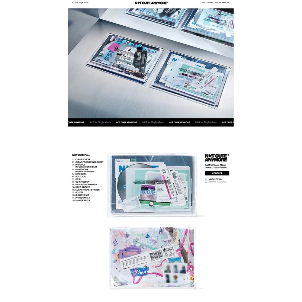 Amazon.com: ILLIT [1st Single Album NOT CUTE ANYMORE](NOT MY NAME