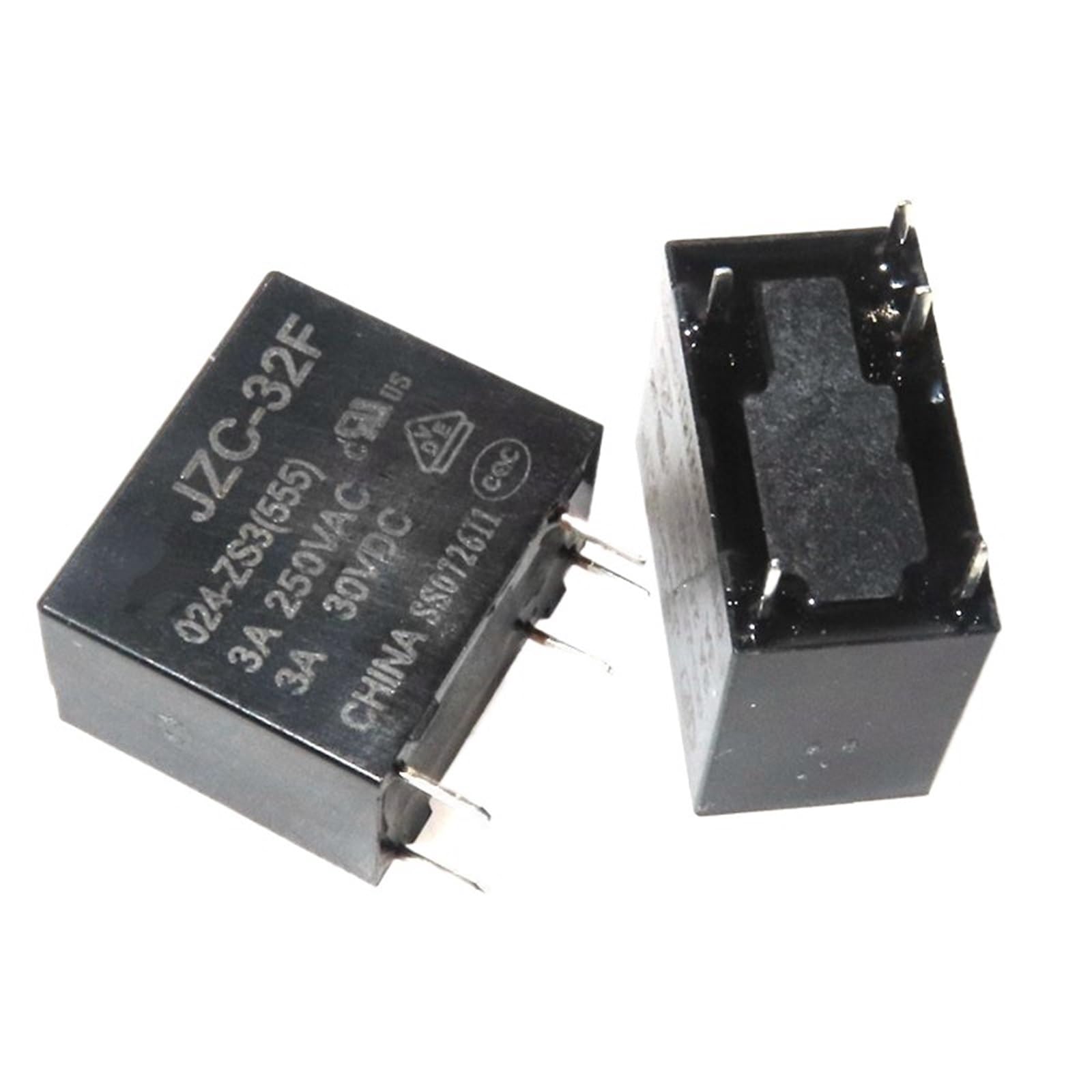 Przekaźnik mocy JZC-32F-005-ZS3 JZC-32F-012-ZS3 JZC-32F-024-ZS3 przekaźnik mocy 10A 250 V AC 5-pinowy (JZC-32F-005-ZS3)