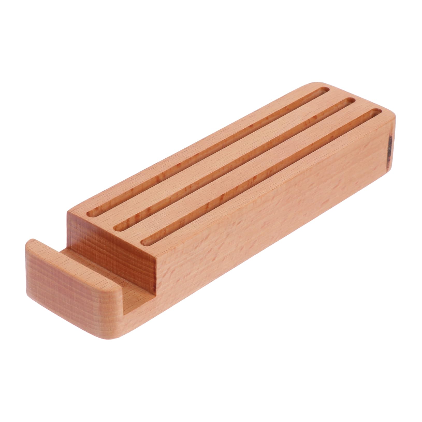 Kisangel 1pc Beech Guitar Pick Holder Multipurpose Plectrum Storage Box Khaki for Electric Acoustic Bass and Ukulele Picks for Travel Concerts and Music Events