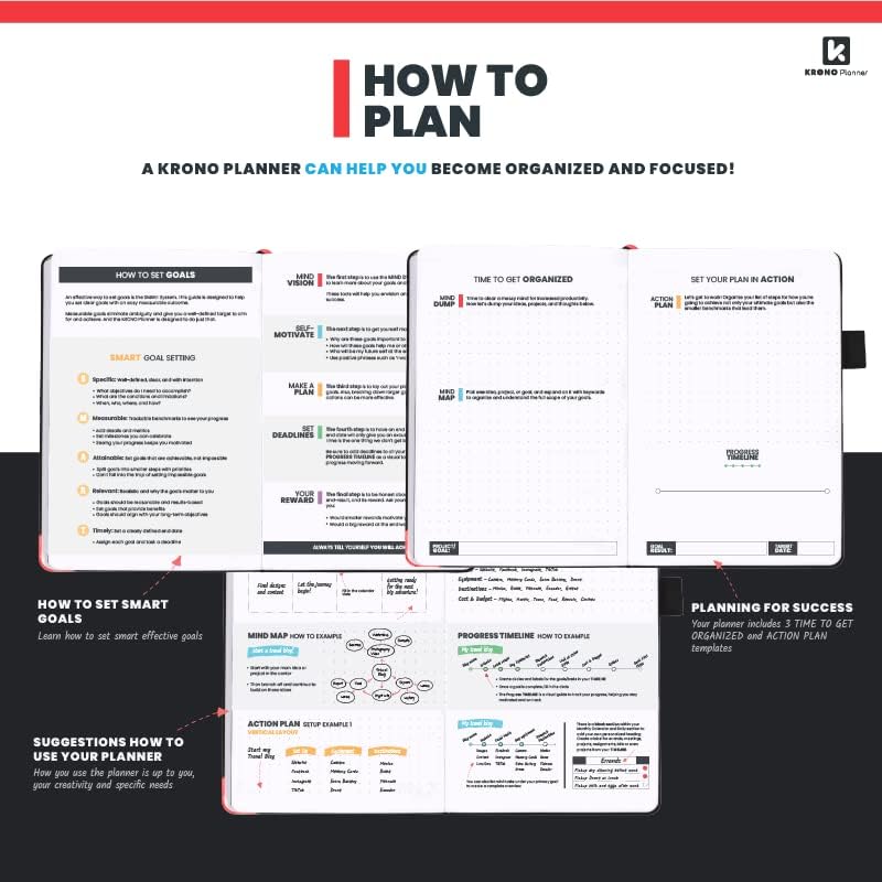 Miniatura 8 de Premium – La mejor agenda diaria sin fecha 2023 para aumentar la productividad, la concentración, el crecimiento personal, la felicidad y el éxito |