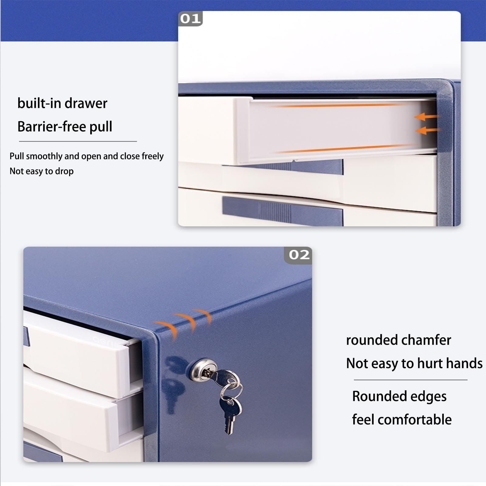 Armadietto Sto in metallo con chiave – Forniture per ufficio, attrezzi e artigianato, uso domestico, design robusto e slish per forniture scolastiche e progetti fai da te