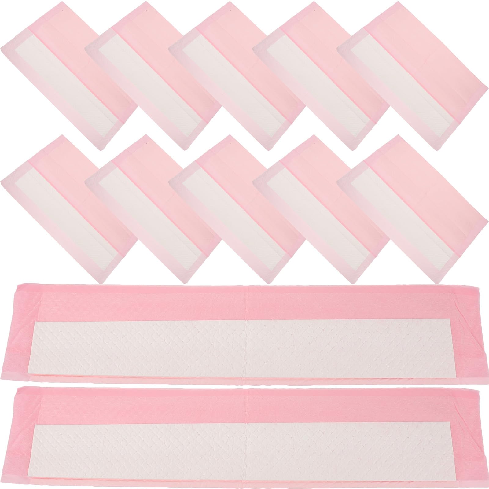 Alèse pour Chien Super Absorbante Rose, 1 Sachet, pour Apprentissage | Polymère Importé et Pulpe de Bois, Film Pe Imperméable et Papier Toilette, Usage Sommeil et Dressage