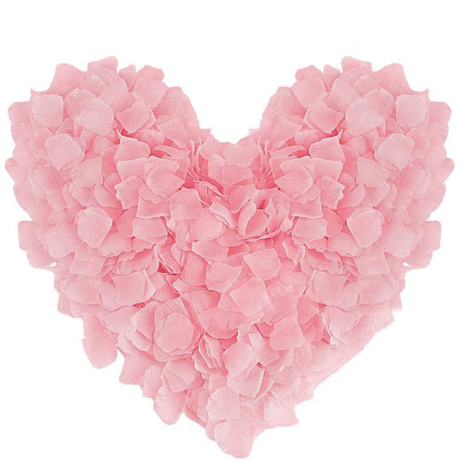 AMDX 2016pcs Rose Petals Artificial Flower Silk Petals for Valentine Day Wedding Flower Decoration