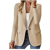 Blazers for Women Casual Oversized Open Front Long Sleeve Jackets Work Office Business Suit Blazer 2025