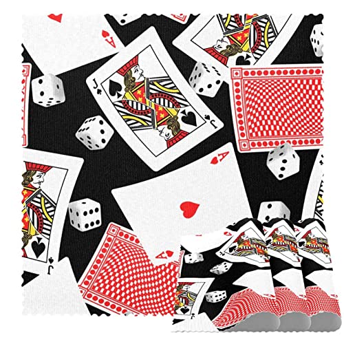 Sets de table résistant à la chaleur Dice and Blackjack protège table