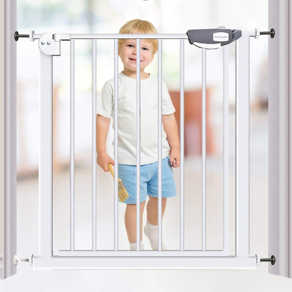 Barrière de sécurité blanche pour escalier et parcs pour animaux de compagnie