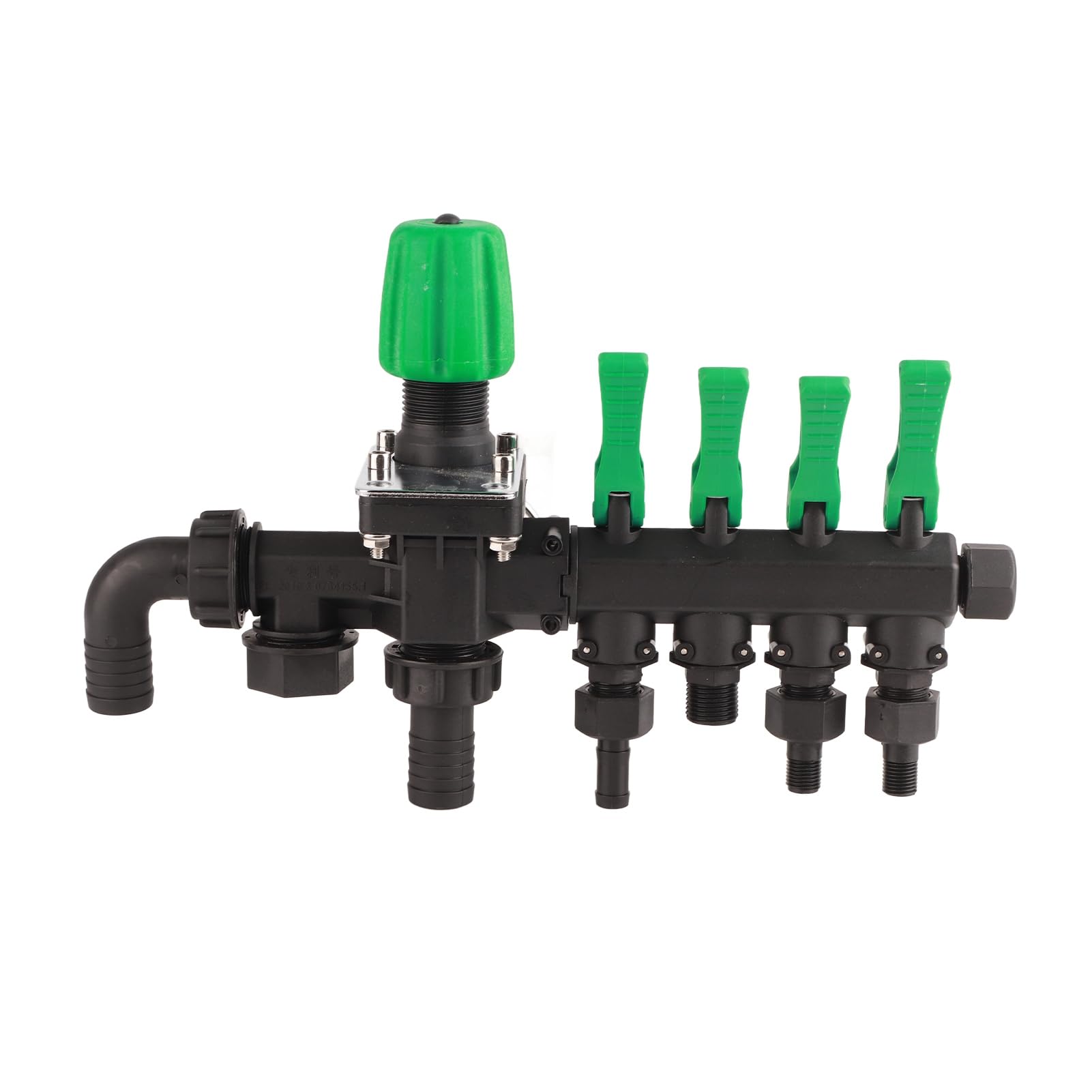 Válvula de Control de Pulverizador Agrícola Duradera, Divisor de Agua de 4 Vías para Agricultura y Jardinería, Material ABS de