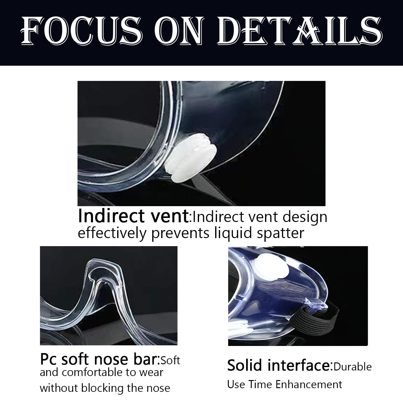 ZBJBinCH Adjustable Eyelash and Eyebrow Protector Shower Goggles Shield, Post-LASIK Eye Shields - Image 2