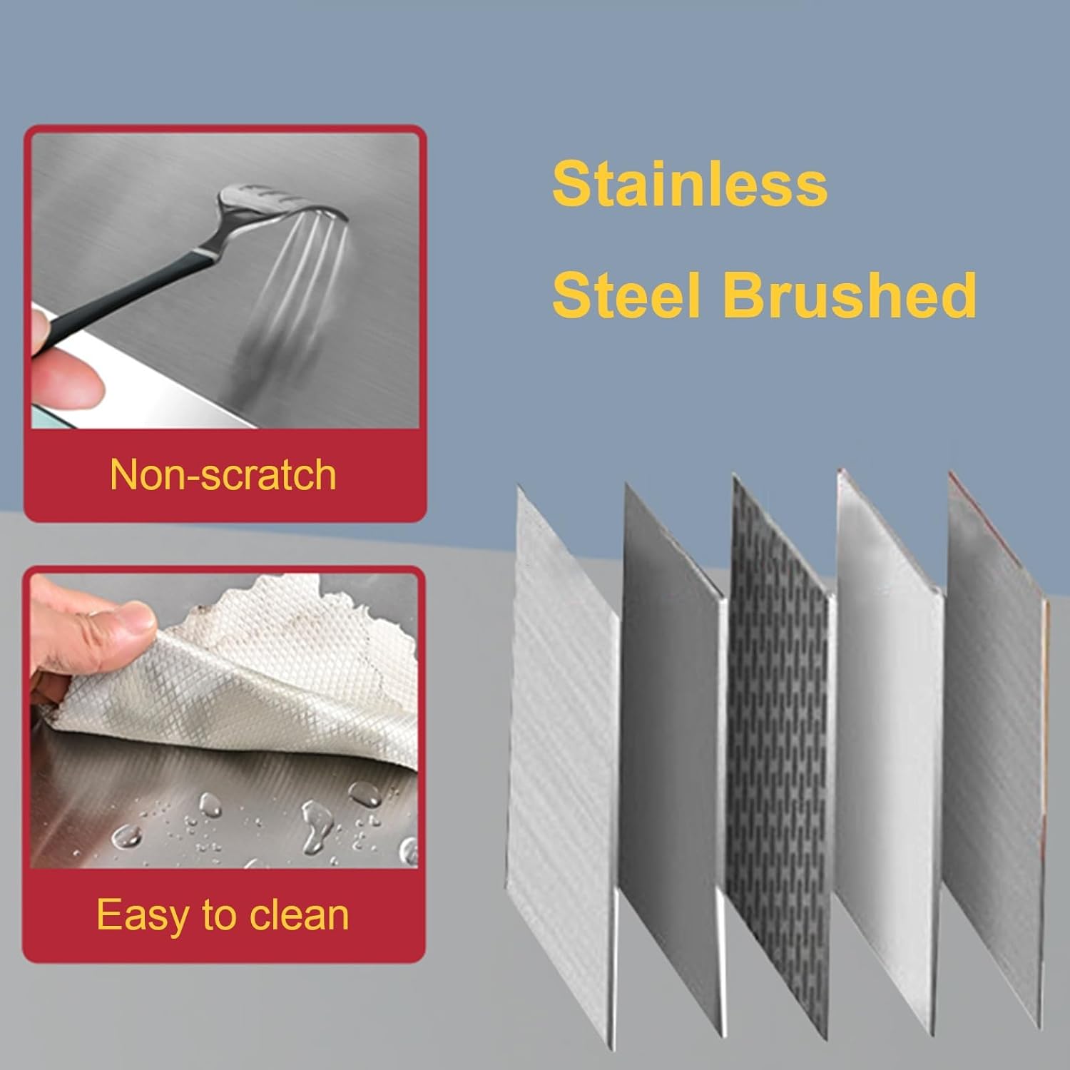 Multi-functional Workbench Three Tier Chopping Table Stainless Steel Adjustable Feet 100*50*80cm