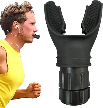 Lung Capacity Exerciser – Breathing Muscle Trainer, Airflow Gear, Vital Stamina Tool | Athlete Musician Fitness Running Cycling Swimming Cardio Workout Recovery Healthy Breath Gear