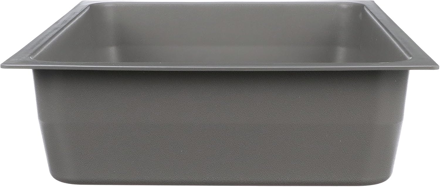 15" W x 20" L x 5" D Heavy Duty ABS Plastic Drawer Pan