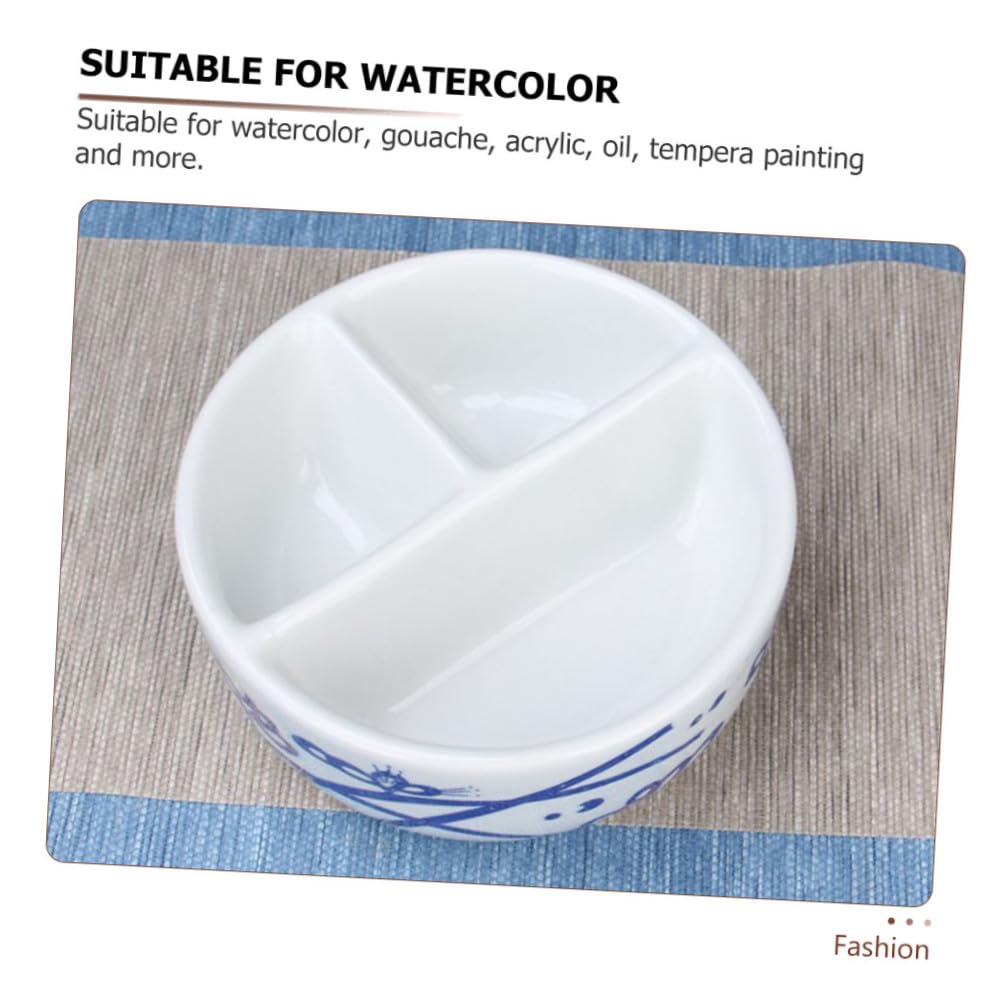 Palette de Mélange en Céramique 1 Pièce pour Aquarelle et Tempera