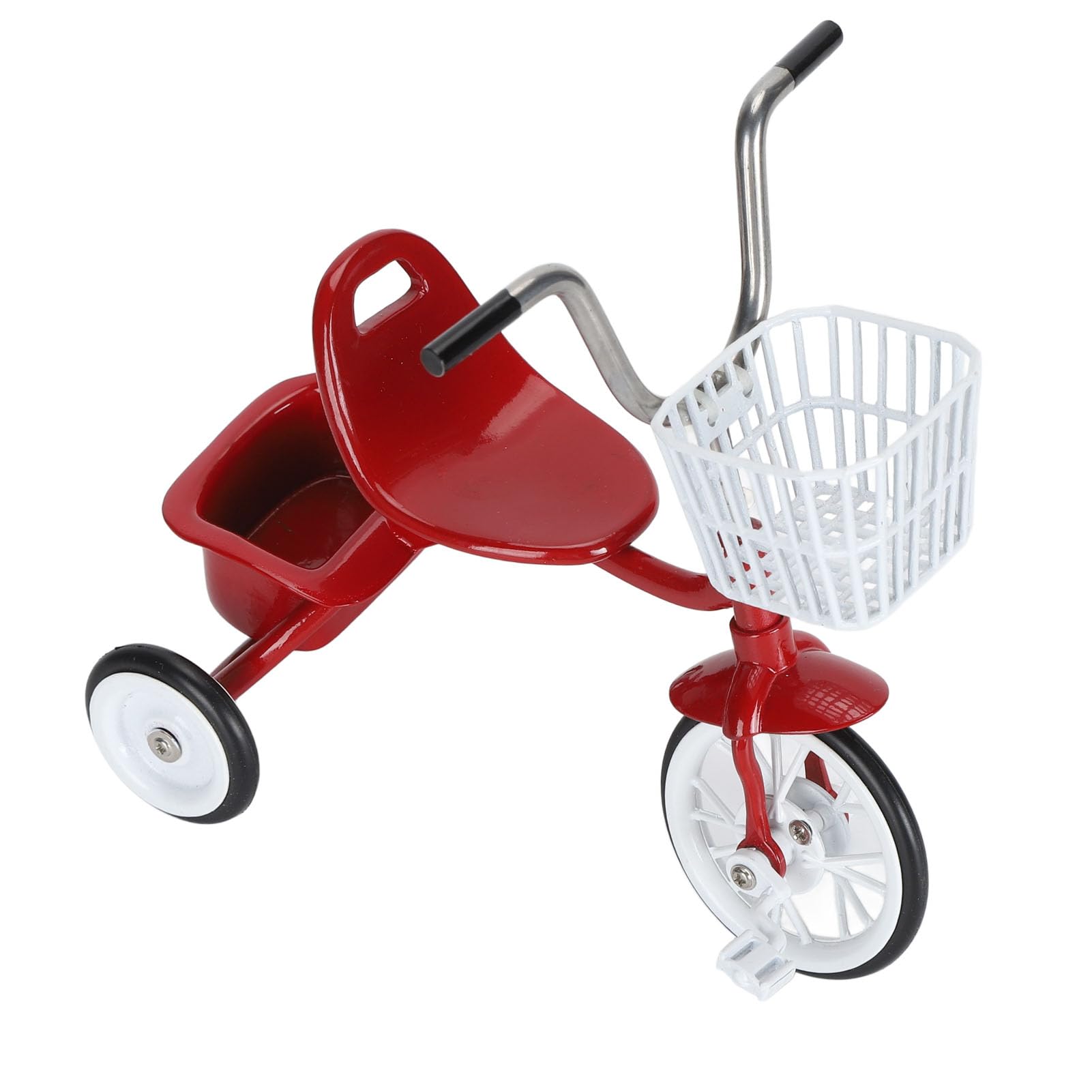 Amazon.co.jp: 金属三輪車モデルリアルな装飾ミニチュア三輪車おもちゃ